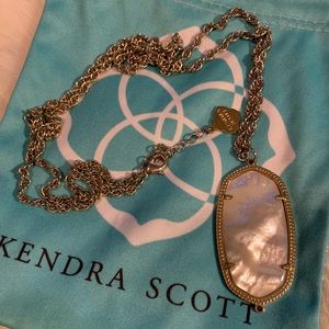 SOLD Kendra Scott MOP Rayne - missing tassel